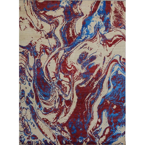 [PK0499-HM-RUG-004244] Modern Carpet -Wool&Silk- 9x12