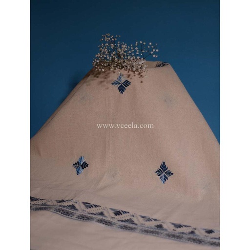 [PK0888-CW-SCF-007026] Hand embroidered dupatta